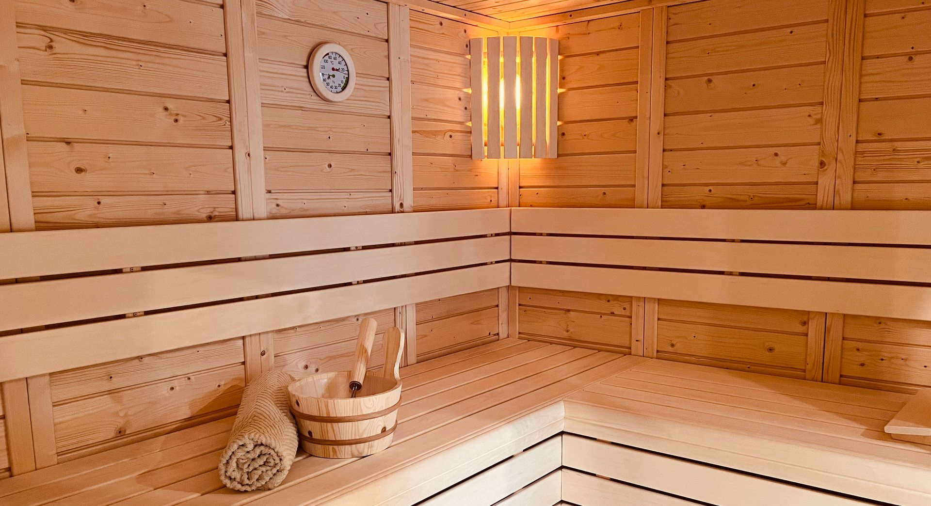 Private Sauna im Ferienhaus
